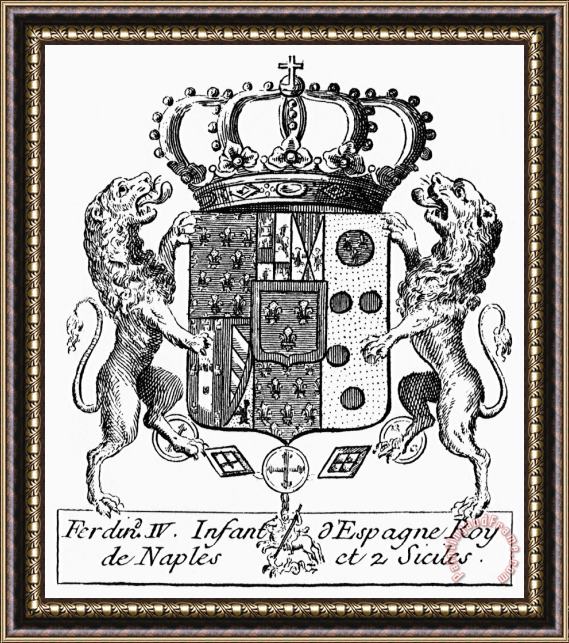 Others Italian Coat Of Arms Framed Painting