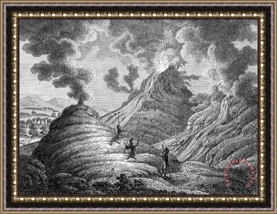 Others Italy: Mount Etna Framed Painting