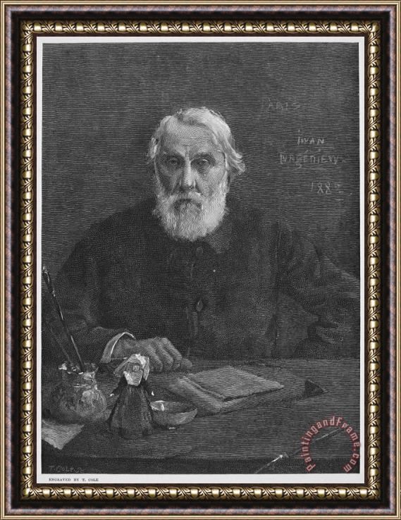 Others Ivan Turgenev (1818-1883) Framed Painting