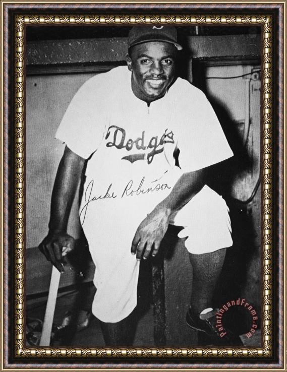 Others Jackie Robinson (1919-1972) Framed Painting