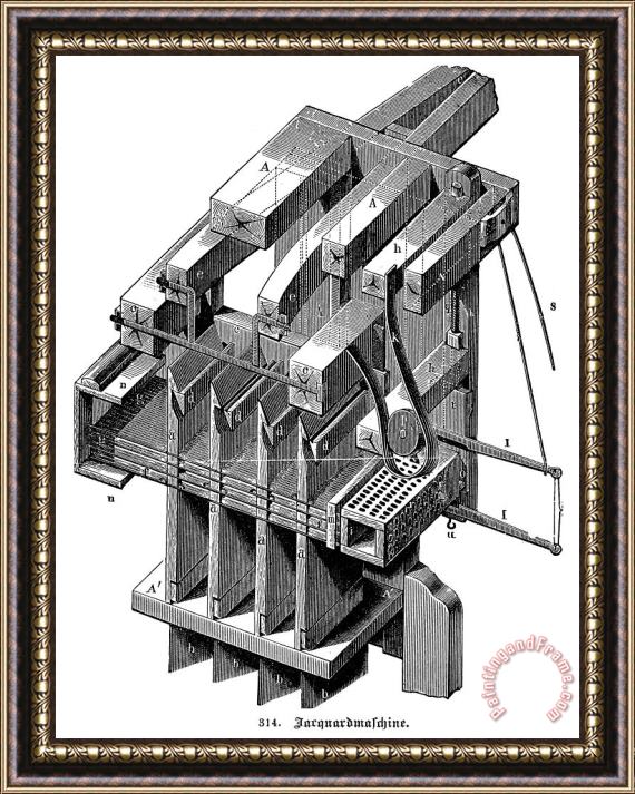 Others Jacquard Loom Framed Painting