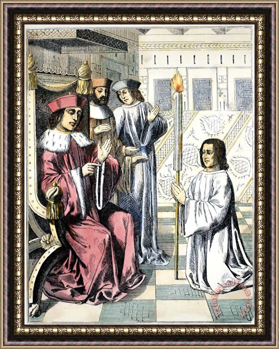 Others JACQUES COEUR (c1395-1456) Framed Painting