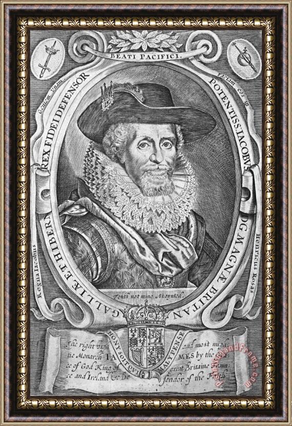 Others James I (1566-1625) Framed Print