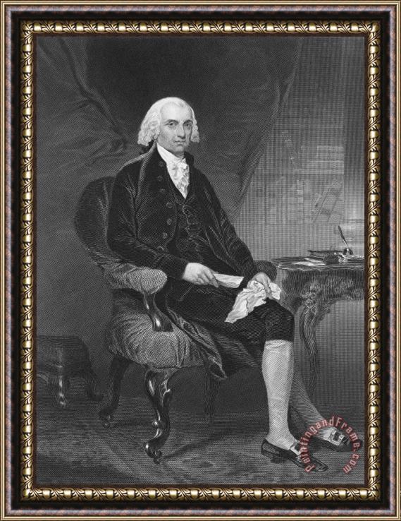 Others James Madison (1751-1836) Framed Print
