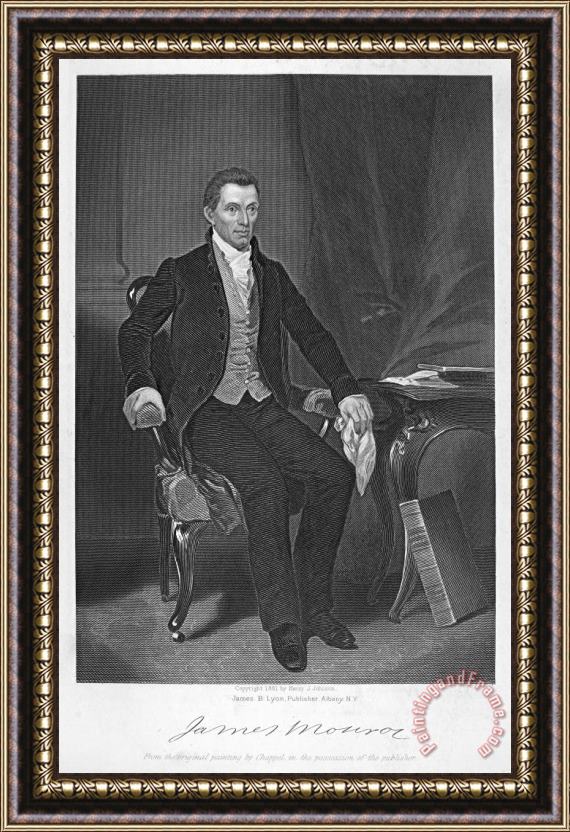 Others James Monroe (1758-1831) Framed Print