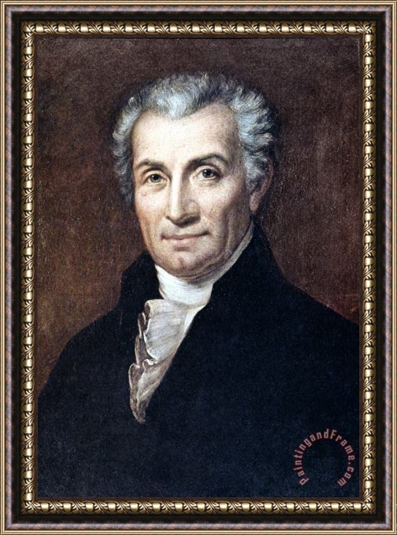 Others James Monroe (1758-1831) Framed Painting