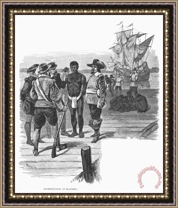 Others Jamestown: Slavery, 1619 Framed Print