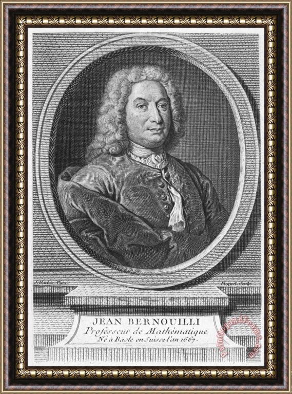 Others Jean Bernoulli (1667-1748) Framed Print
