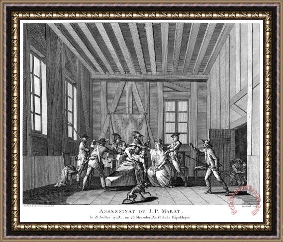 Others Jean-paul Marat (1743-1793) Framed Print