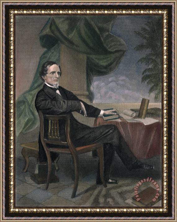 Others Jefferson Davis Framed Painting