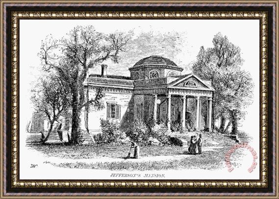 Others Jefferson: Monticello Framed Print