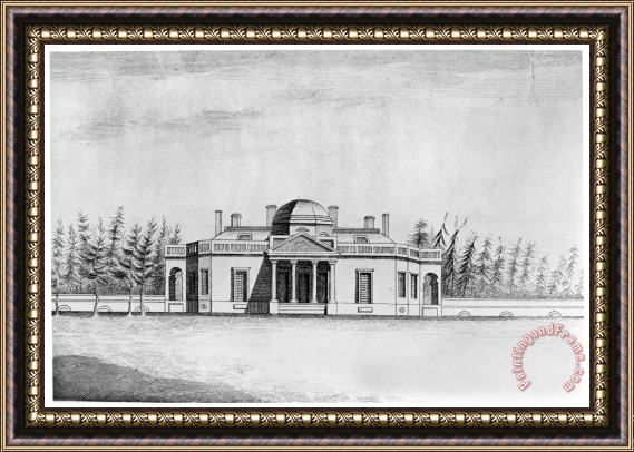 Others Jefferson: Monticello Framed Print