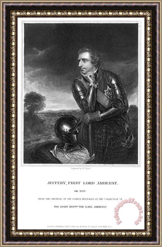 Others Jeffrey Amherst (1717-97) Framed Painting