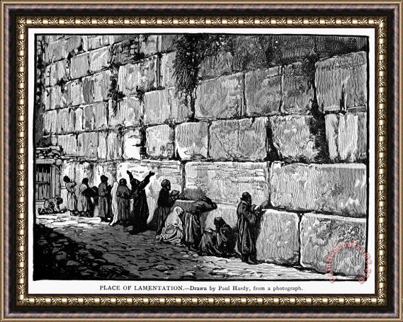 Others Jerusalem: Wailing Wall Framed Print