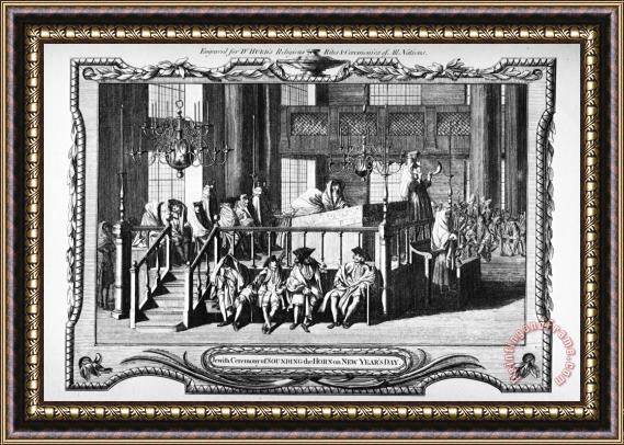 Others JEWISH LIFE, 18th CENTURY Framed Painting