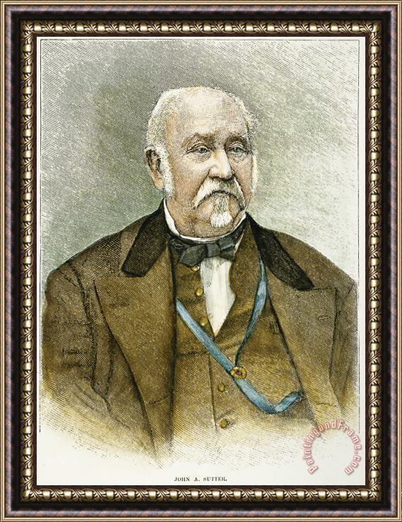 Others John A. Sutter (1803-1880) Framed Print