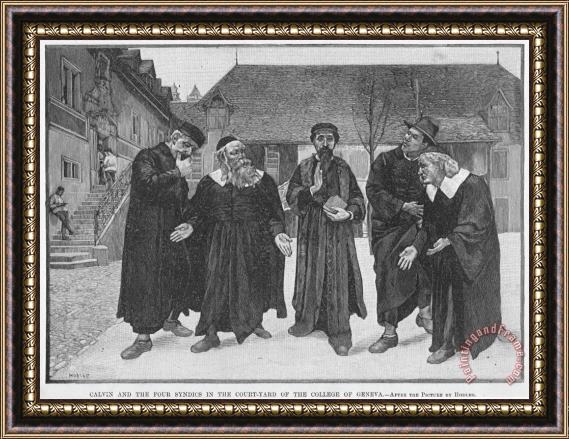 Others John Calvin (1509-1564) Framed Painting