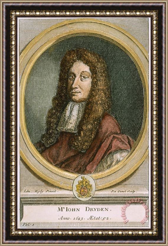 Others John Dryden (1631-1700) Framed Painting