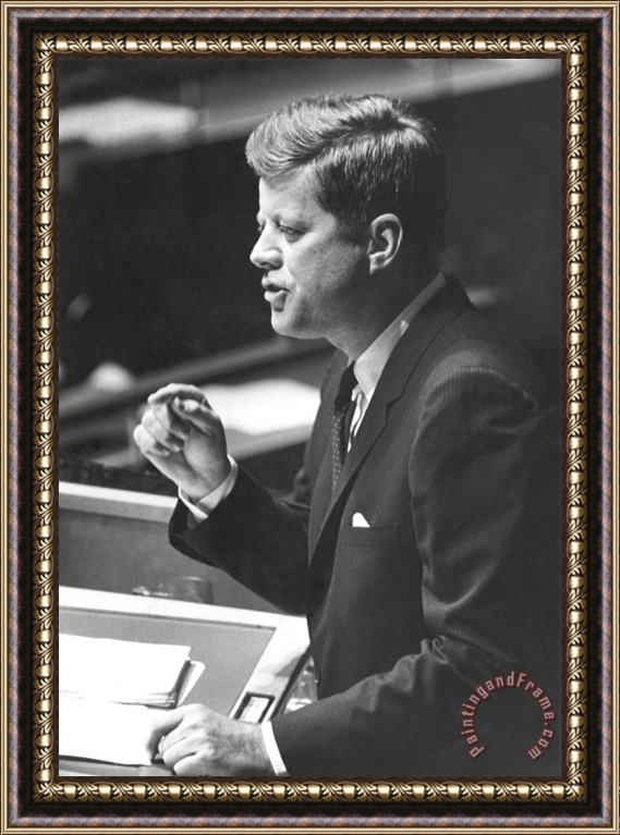 Others John F. Kennedy, 1961 Framed Painting