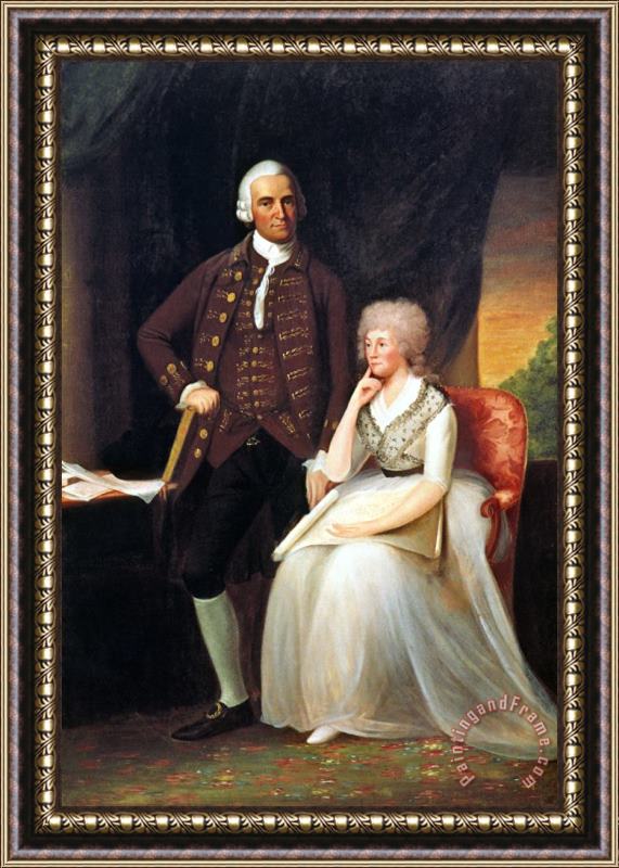 Others John Hancock (1737-1793) Framed Painting