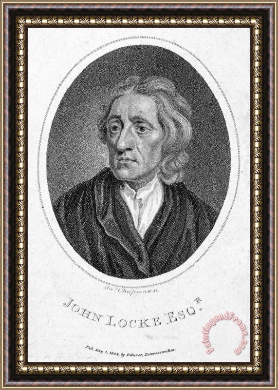 Others John Locke (1632-1704) Framed Painting
