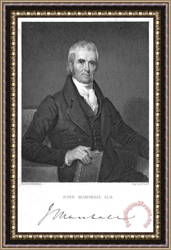 Others John Marshall (1755-1835) Framed Painting