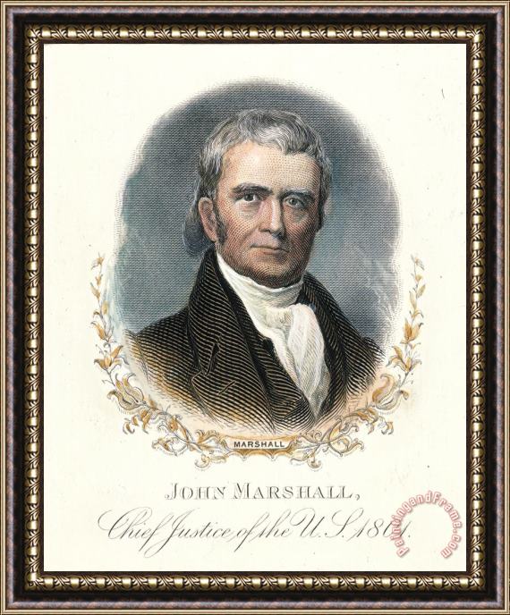 Others John Marshall (1755-1835) Framed Painting