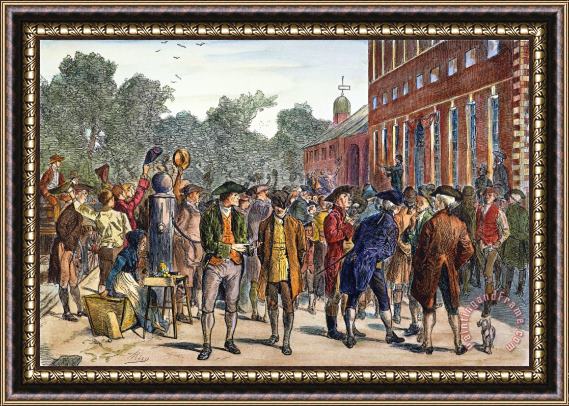 Others John Nixon, 1776 Framed Painting