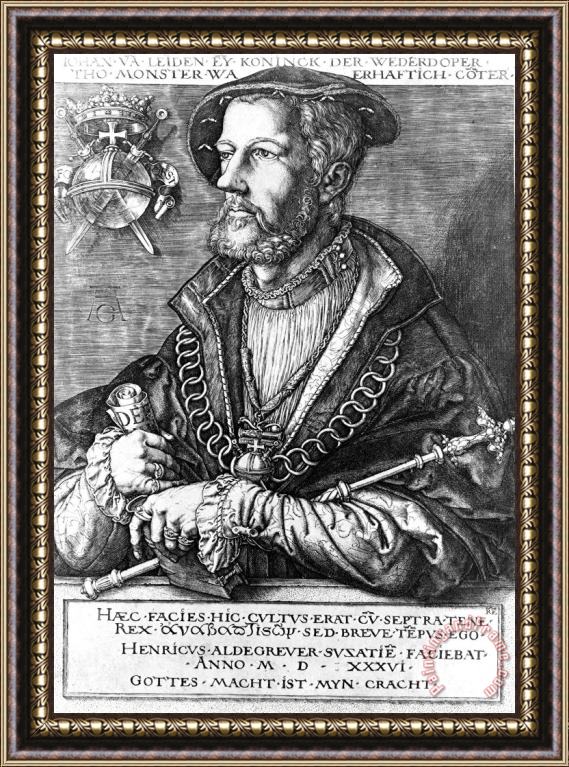 Others John Of Leiden (1509-1536) Framed Print