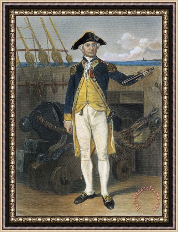 Others John Paul Jones (1747-1792) Framed Painting