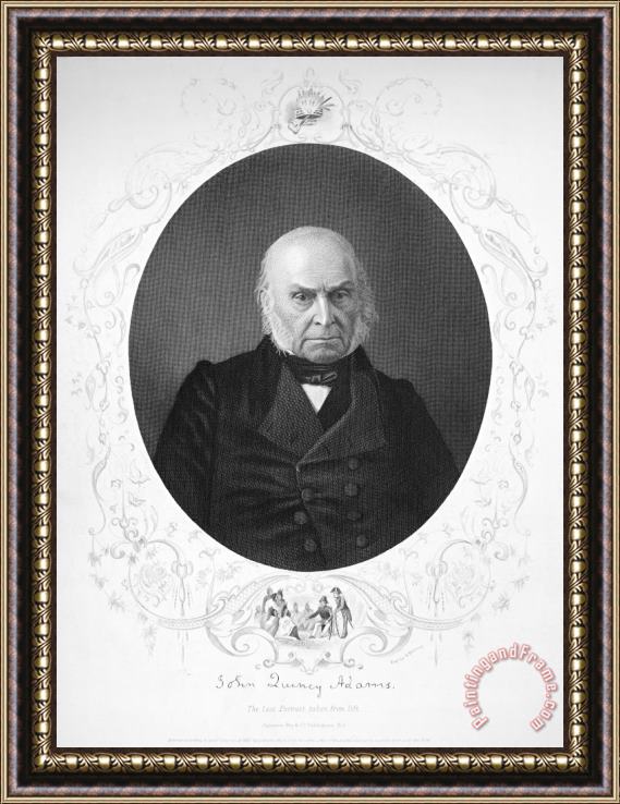 Others John Quincy Adams Framed Painting