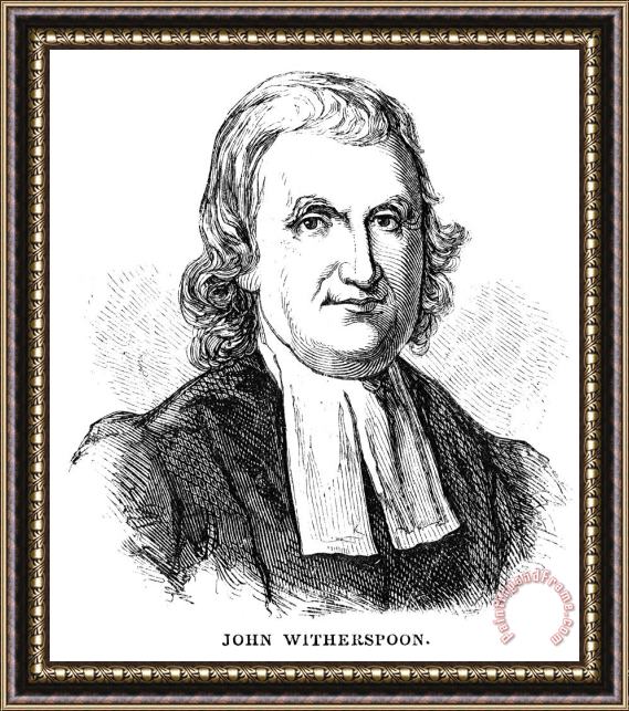Others John Witherspoon Framed Print