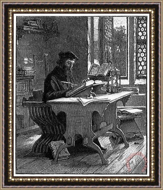 Others John Wycliffe (1320 -1384) Framed Print