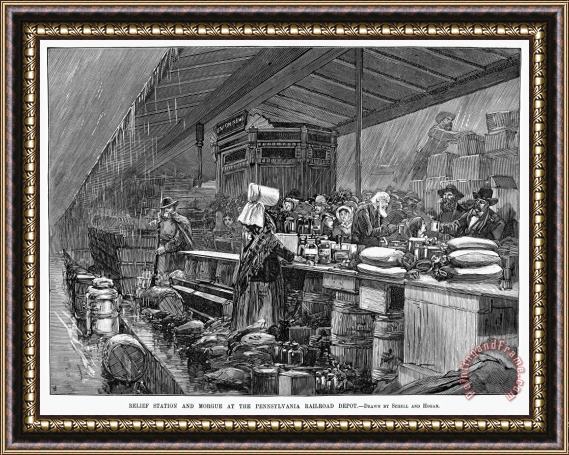 Others Johnstown Flood, 1889 Framed Print