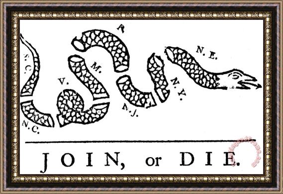 Others Join Or Die Framed Painting