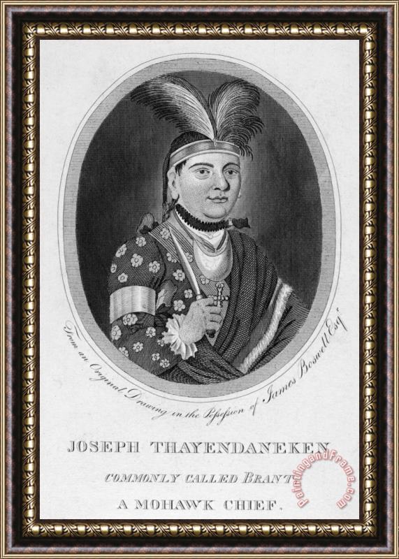 Others Joseph Brant (1742-1807) Framed Painting