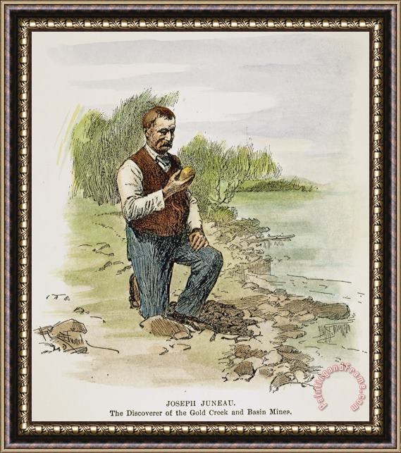 Others Joseph Juneau (1826-1899) Framed Painting