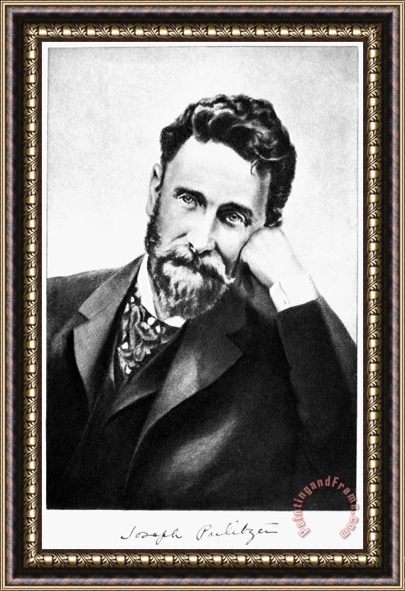 Others Joseph Pulitzer (1847-1911) Framed Painting