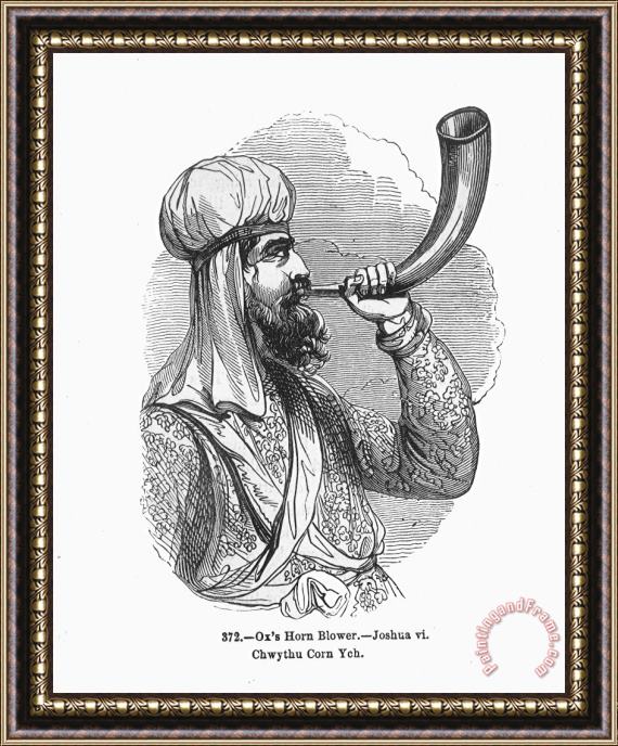 Others Judaism: A Shofar Framed Painting