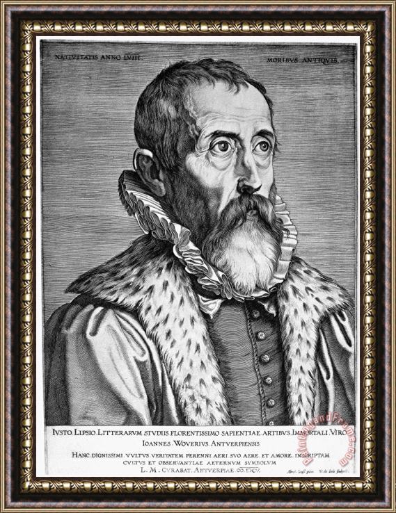 Others Justus Lipsius (1547-1606) Framed Painting