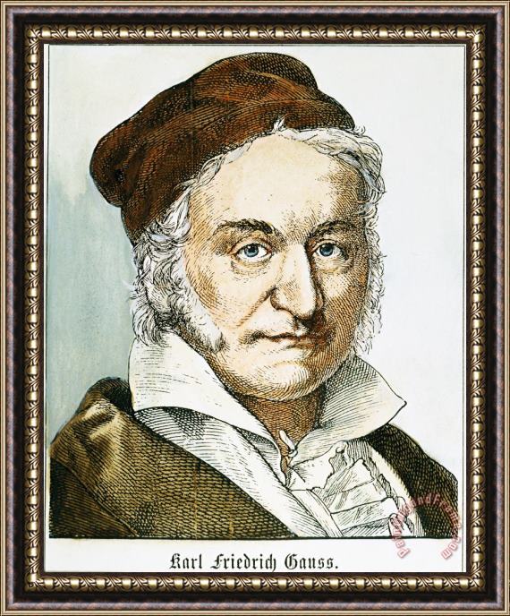 Others Karl Friedrich Gauss Framed Painting