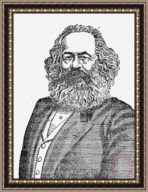 Others Karl Marx (1818-1883) Framed Print