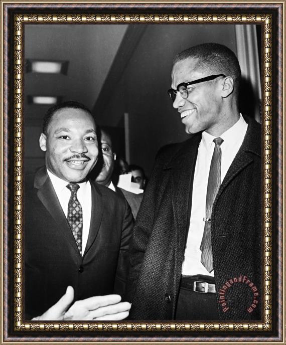 Others King And Malcolm X, 1964 Framed Print