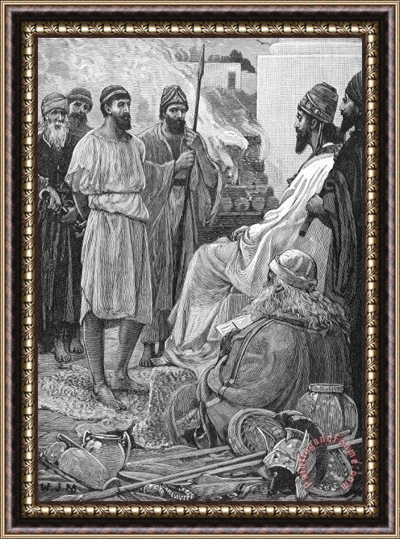 Others King Croesus Of Lydia Framed Print