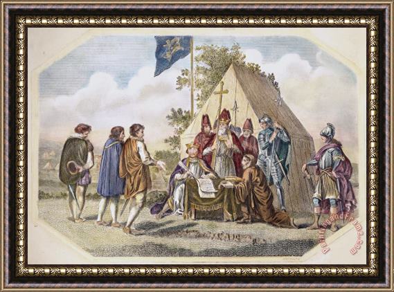 Others King John: Magna Carta Framed Painting