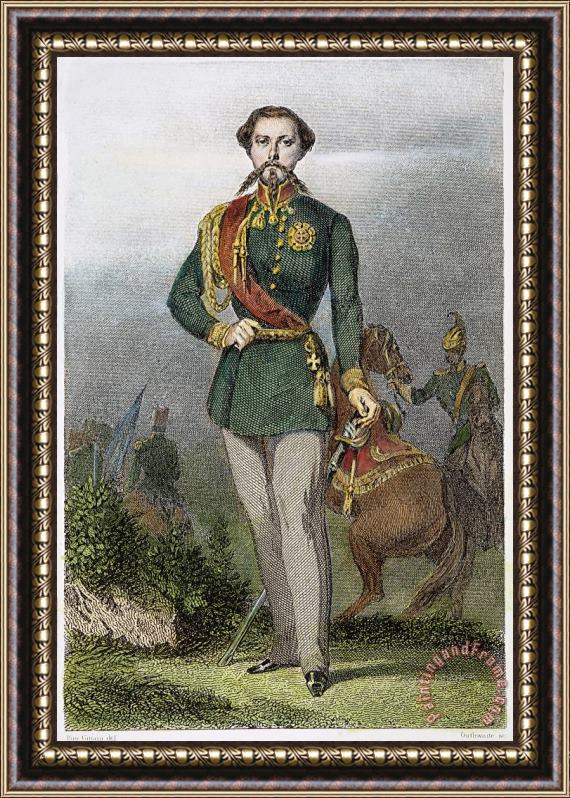 Others King Victor Emmanuel II Framed Painting