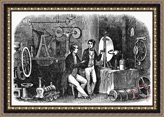 Others Laboratory, 1846 Framed Print