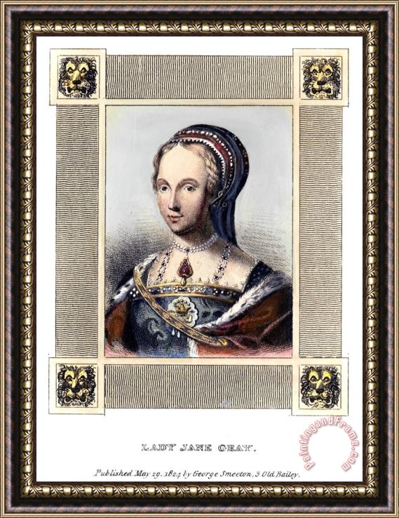 Others Lady Jane Grey (1537-1554) Framed Print