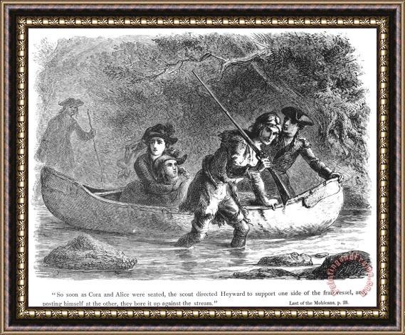 Others Last Of The Mohicans, 1872 Framed Print