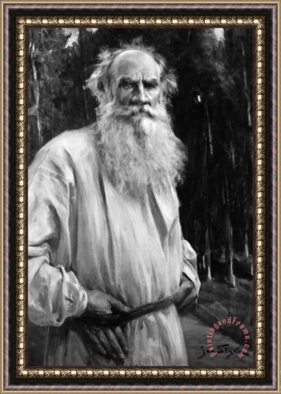 Others Leo Tolstoy (1828-1910) Framed Print
